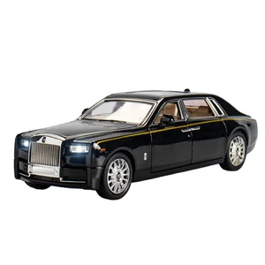 Chengji Alloy Simulation Car Friction Car Models 1: 24 Diecast Toy Vehicles Open Door Die Cast Pull Back Set with Sound  Light