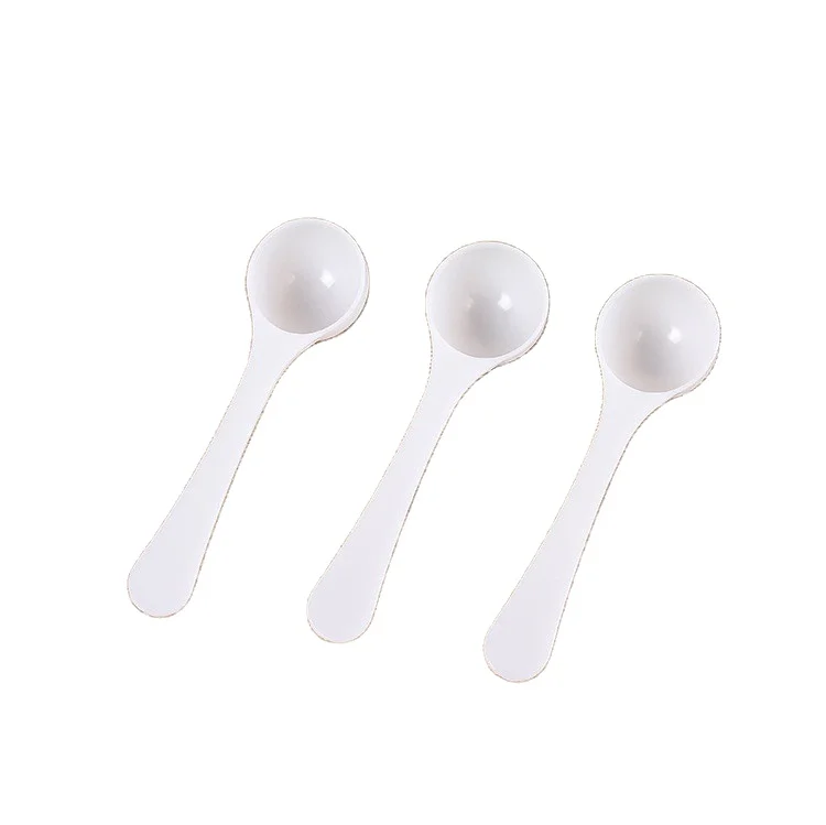 Free Shipping 6 CC Plastic Measuring Honey Spoon  3 Grams 6 ML Protein Milk Powder Liquid Scoops