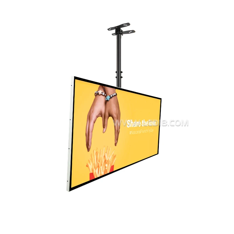 Digital Signage Menu Board 27 32 43 49 Inch All in One Ceiling Mount Lcd Advertising Screen