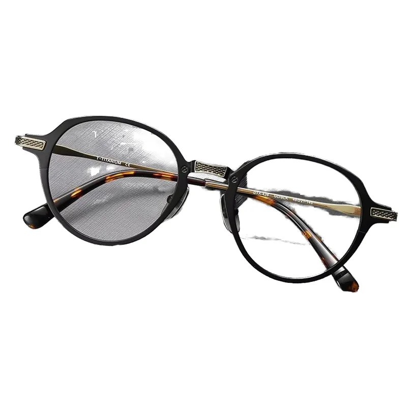 2025 Vintage Titanium Blue Light Glasses