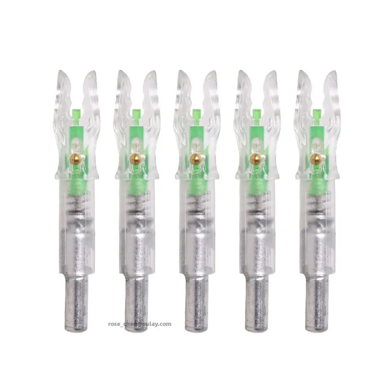 Lighted Arrow Nocks Luminous Arrow Nock Bow String Triggers Automatic