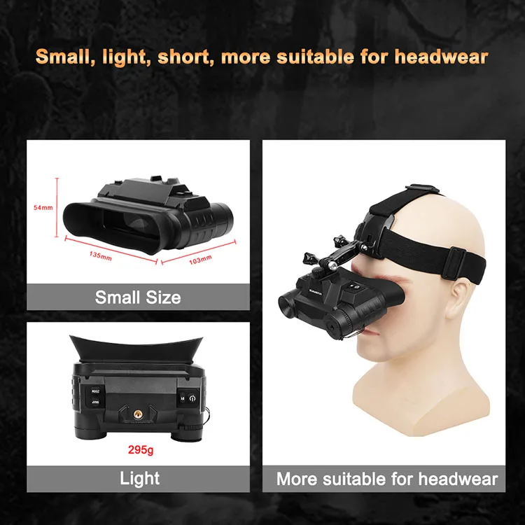 G1 Helmet Night Vision Goggles 940nm Ir Head Mounted Nv Binoculars