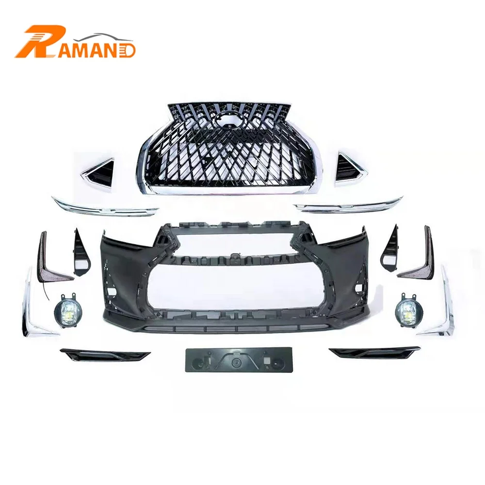 Factory Body Kit Front Face for Innova 2016 to LEXUS 2021 Auto Accessories for Innova Front Bumper Body Kit