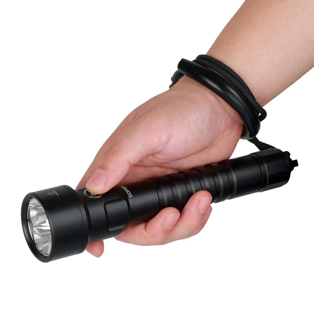 2024 Powerful Professional Waterproof Rechargeable LED Dive Canister Light