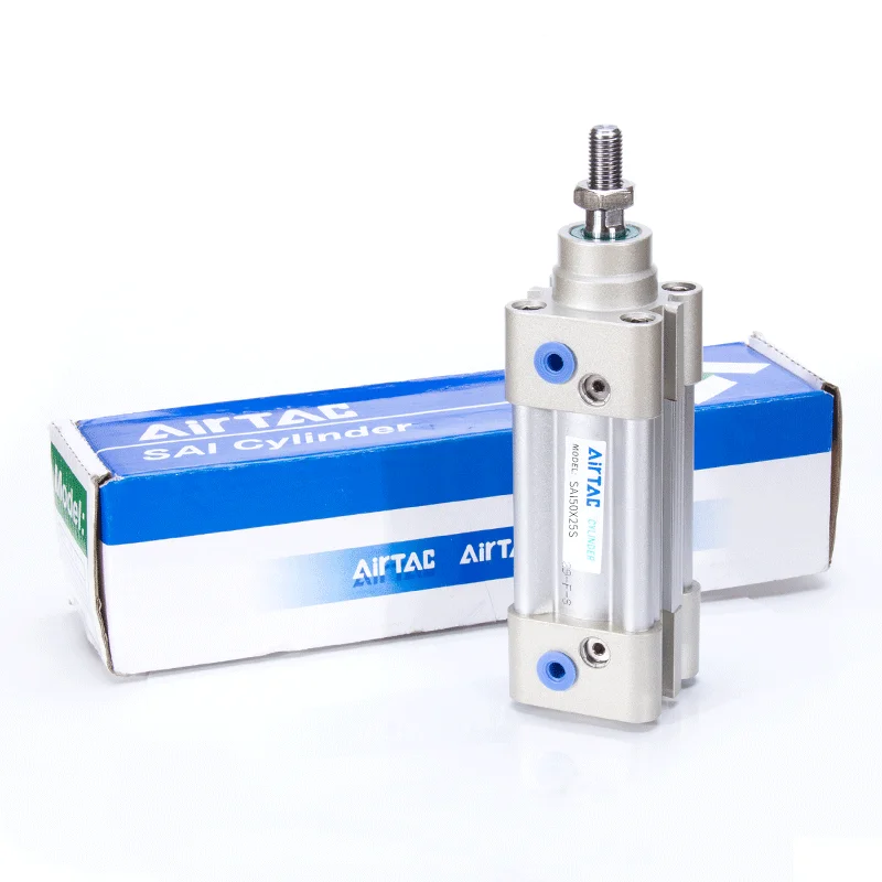 AIRTAC Original GenuineSAI50X25X50X75X100X125X150X175X200 Aluminum Alloy Material Cylinder Standard Cylinder