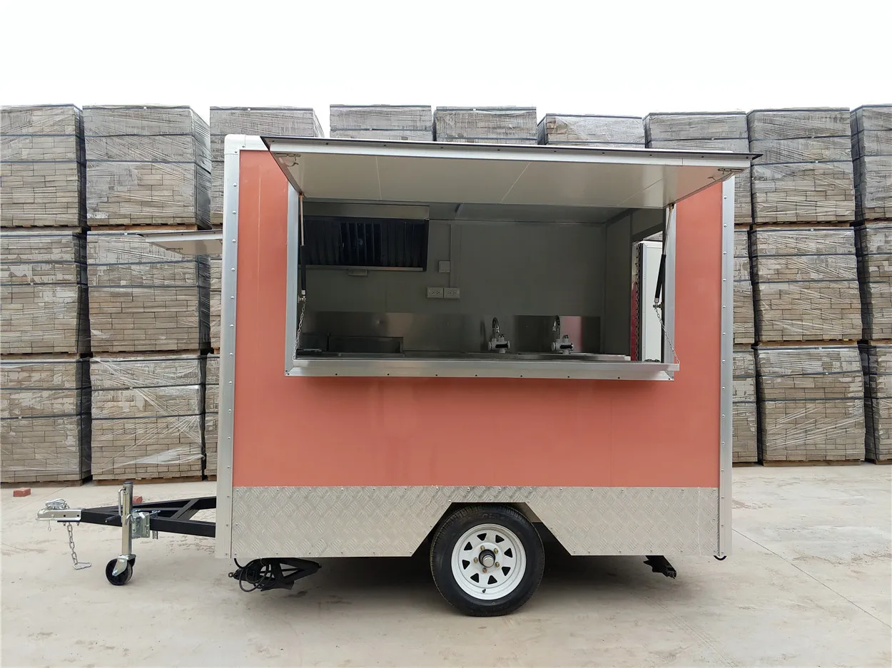 Food Truck New Arrival Outdoor Kitchen Fast Food Trailer With Cooking