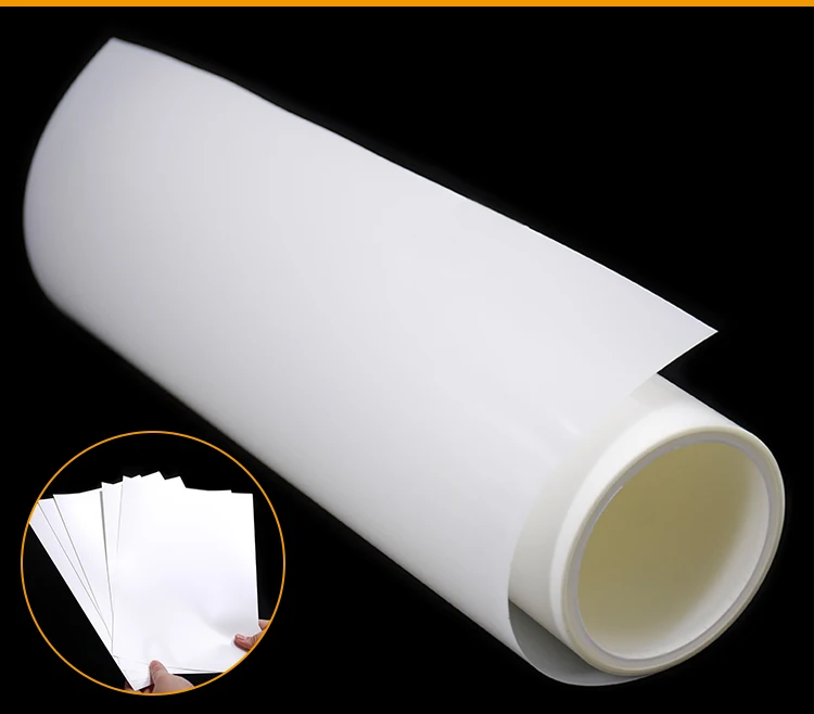 Пленка Светоотражающая виниловая китайская Высококачественная светоотражающая пленка 1 рулон 3 м ПЭТ белая бумага для ЖК-экрана 0 075-0 35