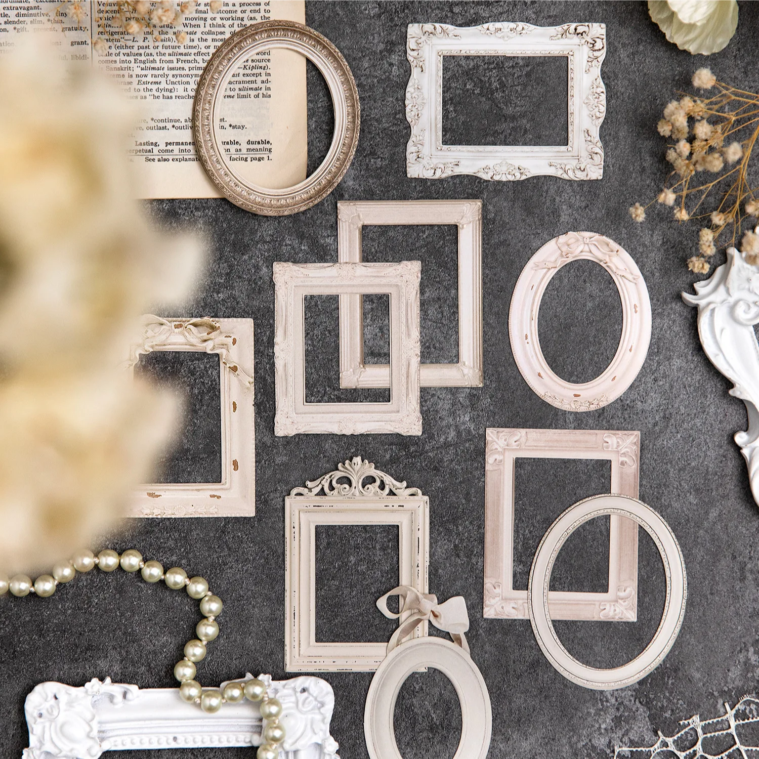 10 Collage Cards per Pack - Recast Love Series DIY Decorative Backing