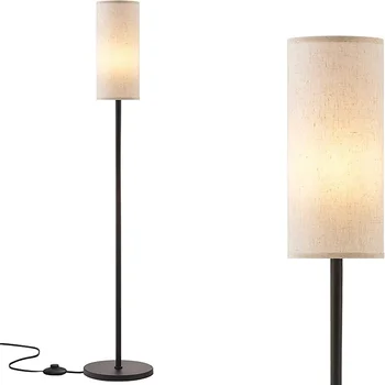 Modern Living room Warm Fabric Floor Lamp Home Decoration Simple Creative Bedroom Bedside Vertical Lamp