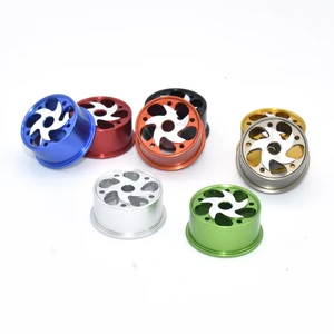OBT Hardware Manufacturer's Precision CNC Processing Multi-Color Aluminum Alloy Toy Car Wheels Stainless Steel Material