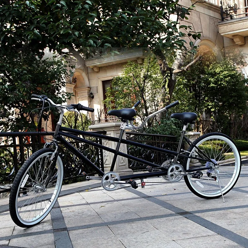 Two People Double Rider Bicycle Couple Double Seat Cycle Bike With