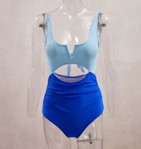 Factory Wholesale HZSN Swimsuits Women's Sexy Hanging One-piece Beach Swimsuit