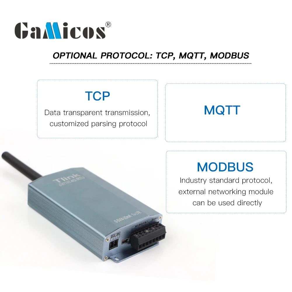 GRT102 Remote monitoring 3 channels 4G SIM card wireless remote terminal