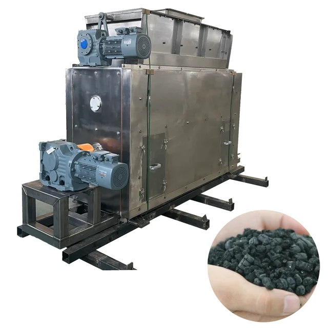 SS304 Automatic Corrosion Resistant Waste Treatment Sludge Shredder for Heat Pump Drying Machine
