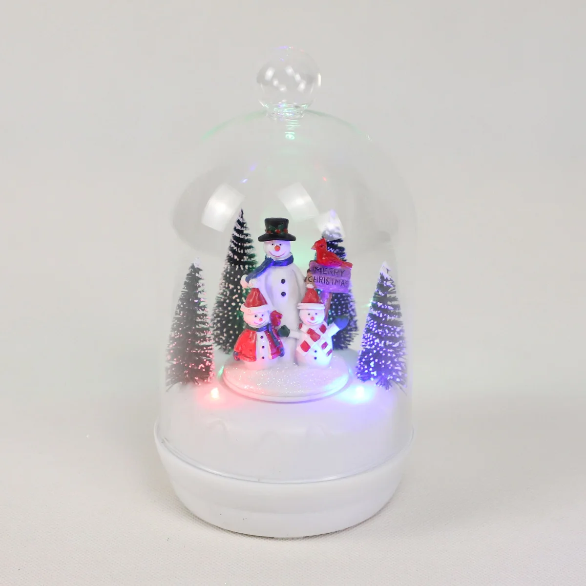 christmas decoration ball ornament clear glass christmas balls handcraft color changing led light glass ball