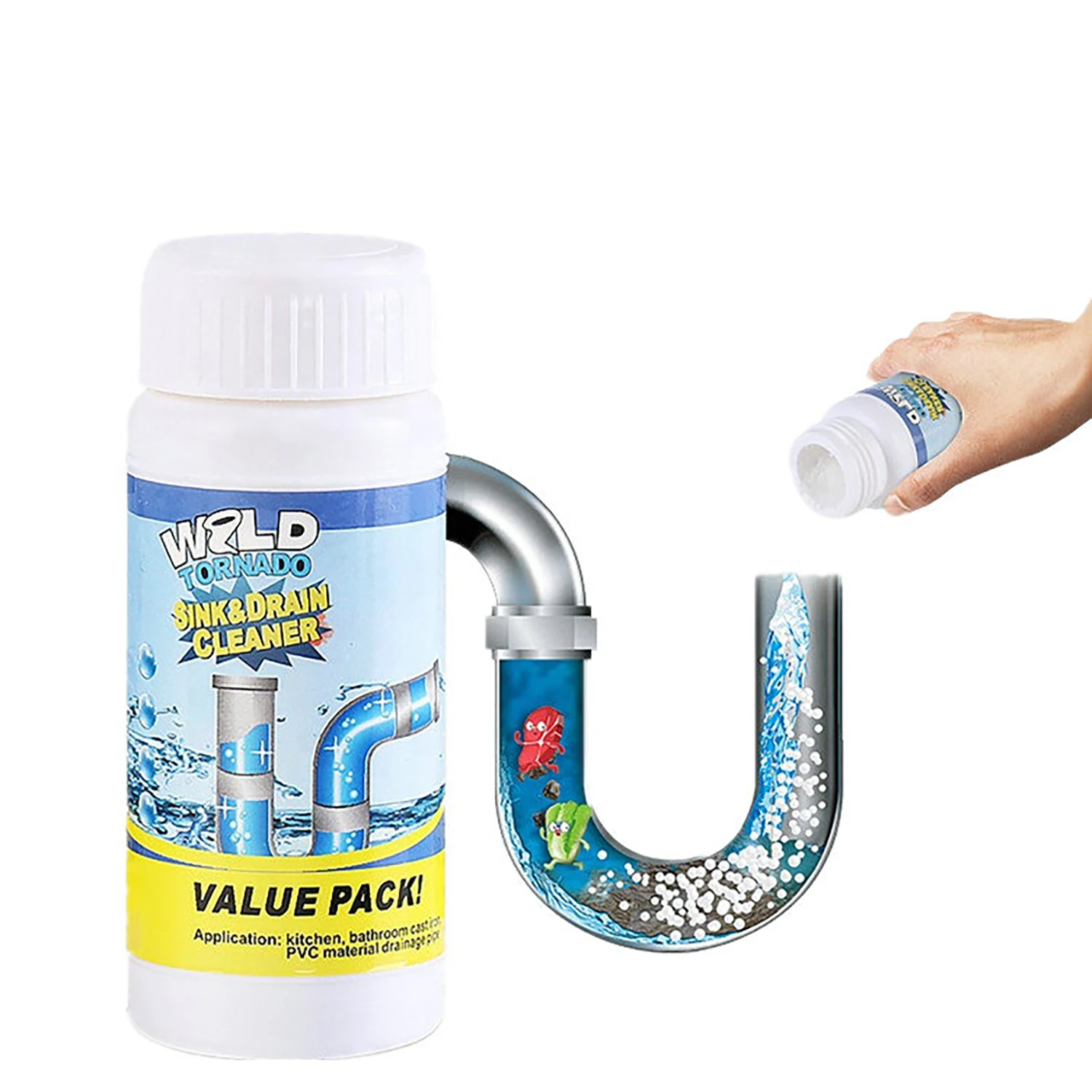 260g Powerful Kitchen Pipe Dredge Agent Dredge Deodorant Toilet