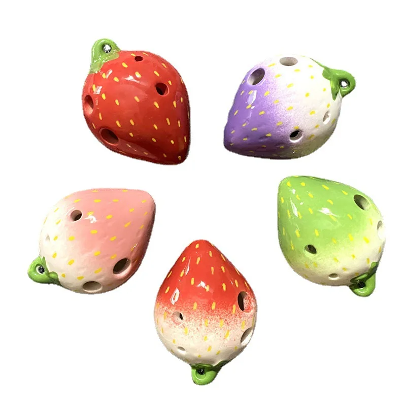 Ocarina 1 赤色 陶器製 6穴 Ocarina 1 赤色 陶器製 6穴