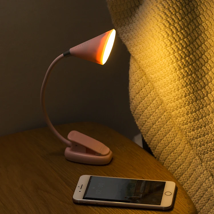 Portable Study Mini Clip Desk Lamp bedroom reading USB LED Night Light Factory direct marketing