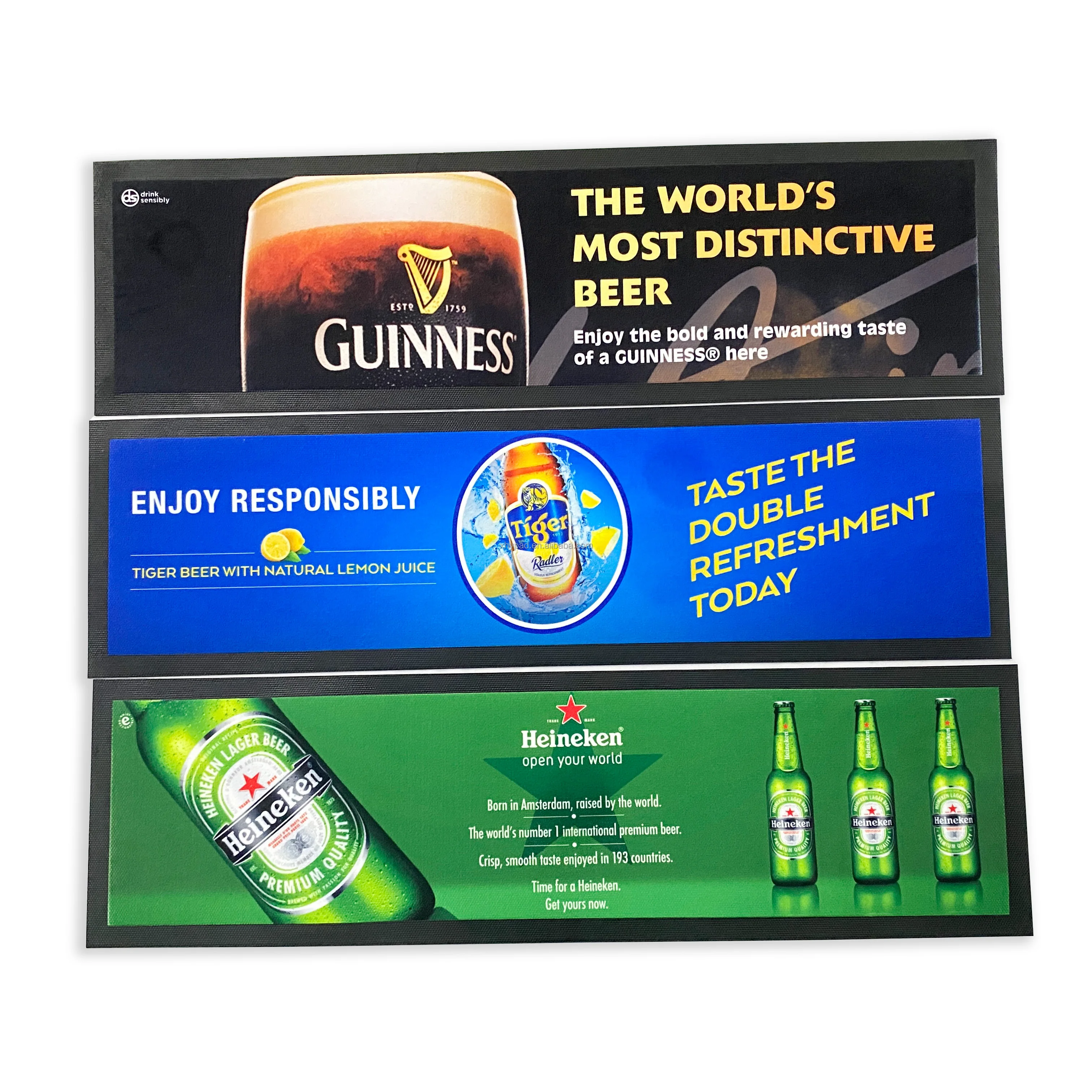 Oem Service Bar Drink Mats Personalized Logo Custom Pvc Barmat Rubber Beer Bar Mat Buy Pvc