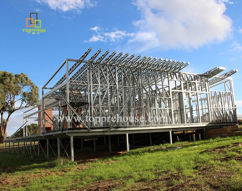 Light Weight Steel Frame Prefabricated Prefab Fast Install House Villa Ready Made Mobile Apartment Villa Home in Davao City