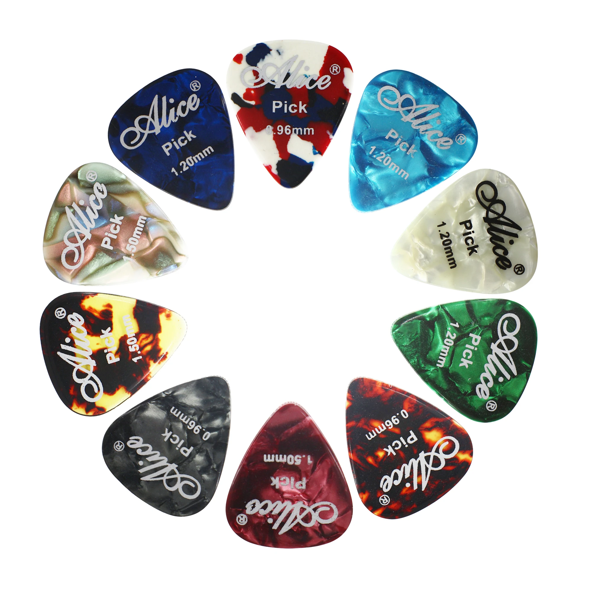 120 Médiators Colorés Pour Guitare – ABS Fin (2 Mm), Idéal Débutants Et Pro