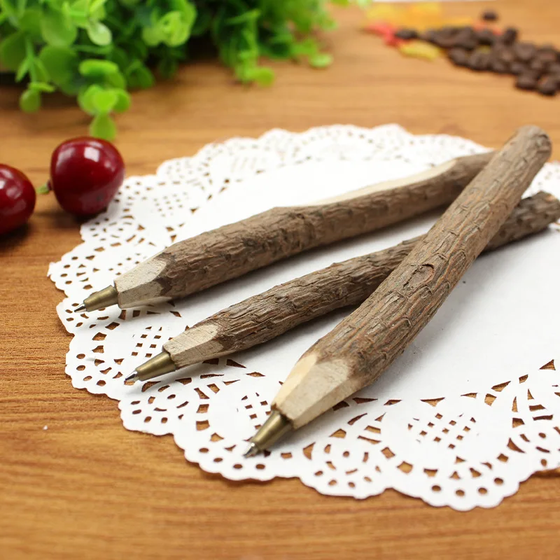 Wholesale Cheap Custom logo Natural Wooden Eco-friendly Ballpoint Pen