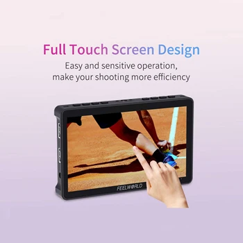 FEELWORLD  F5 PRO V4 6 Inch  HDMIh Dslr Field Monitor for Customizable Touch Screen Video Camera Monitor detail image