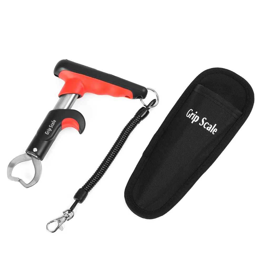 SANKILE Fish Lip Grip Controller con bilancia digale acciaio rosso pinza da pesca Grabber Clip accessori per attrezzi da pesca SANKILE Fish Lip Grip Controller con bilancia digale acciaio rosso pinza da pesca Grabber Clip accessori per attrezzi da pesca