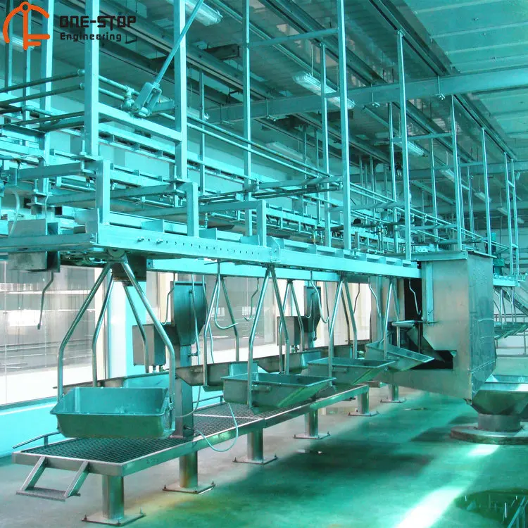 Pig slaughtering production line for slaughterhouse slaughtering equipment