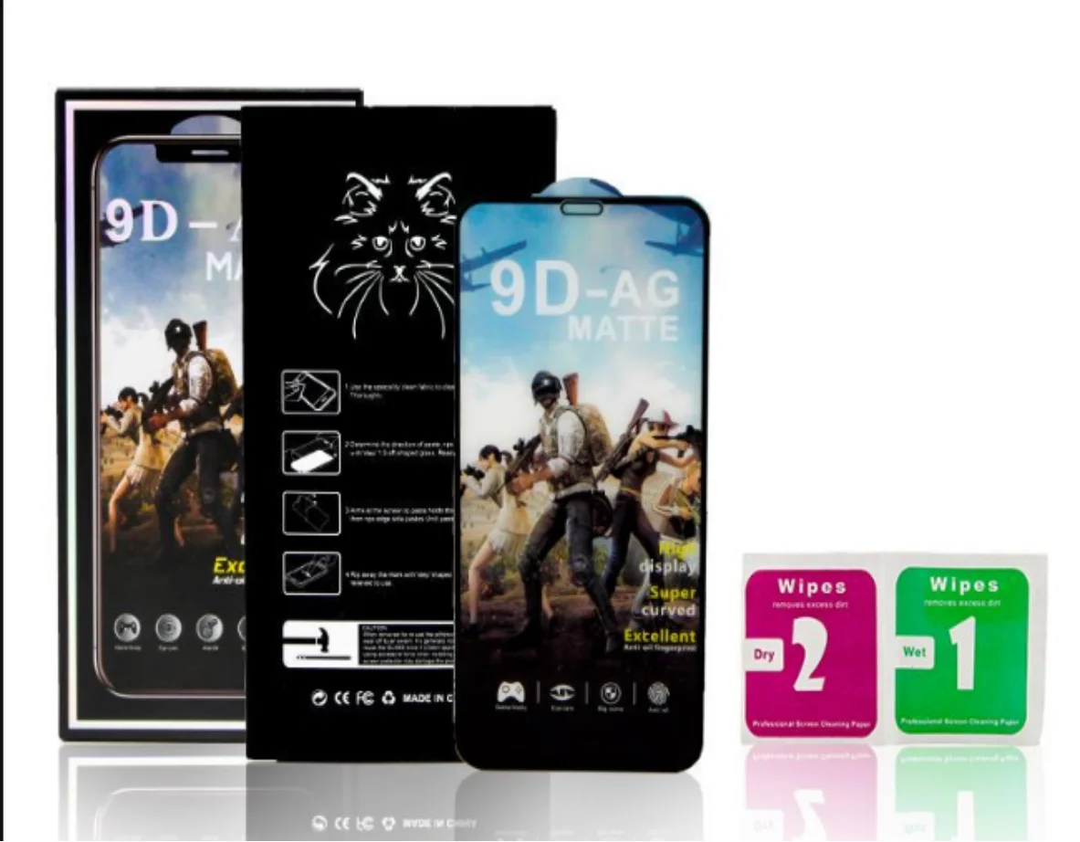 9D Matte Screen Protector Tempered Glass for PUBG Game