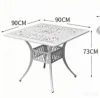 Mesa cuadrada 70*70*75 cm