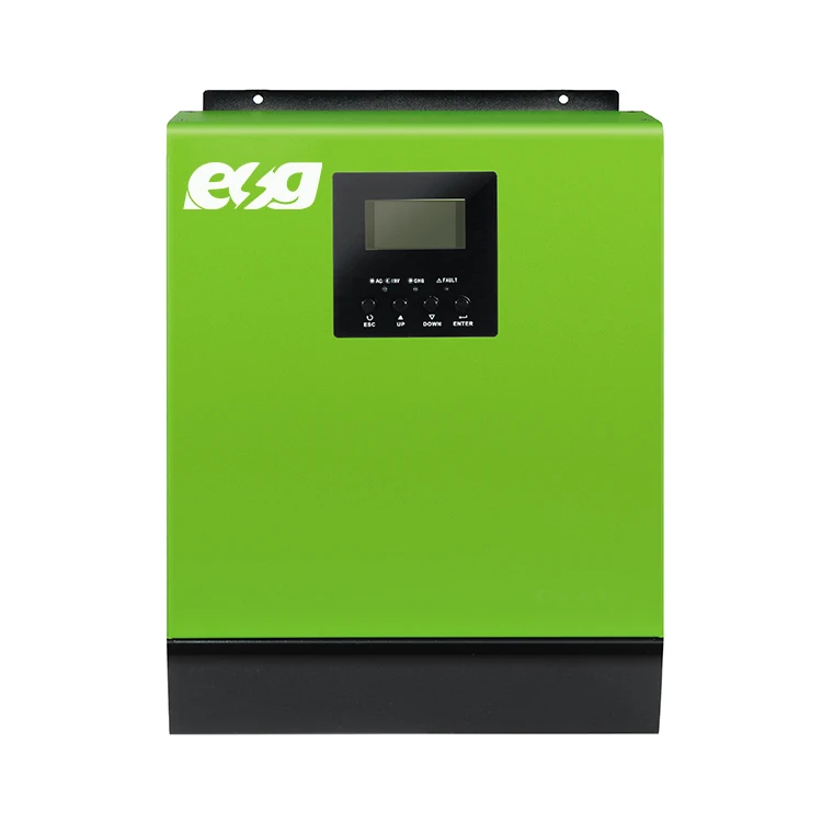 ESG Inbuilt MPPT Solar Controller High Frequency Solar Inverter 1KW 3KW 5KW 25A/60A Off-Grid Hybrid Solar Inverter