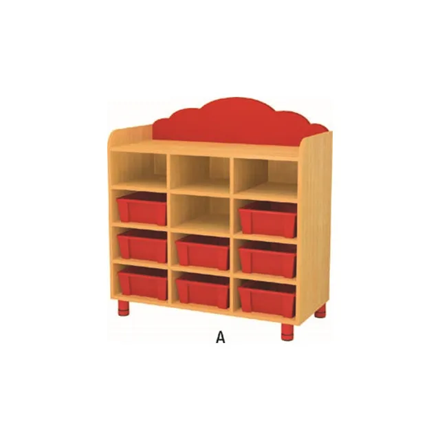 toy storage wooden cabinet