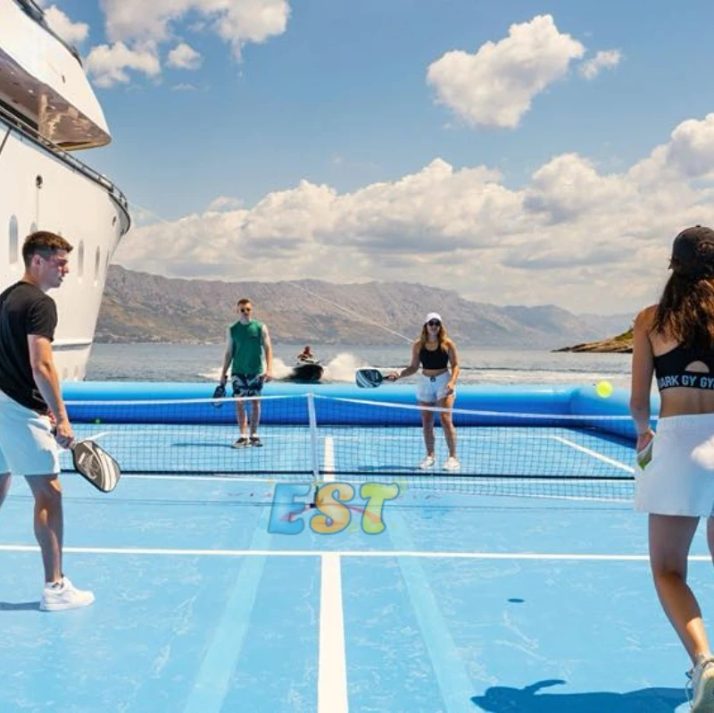 PVC Water Floating Inflatable Pickleball Court Sea Sport Games Pickleball Pitch Arena