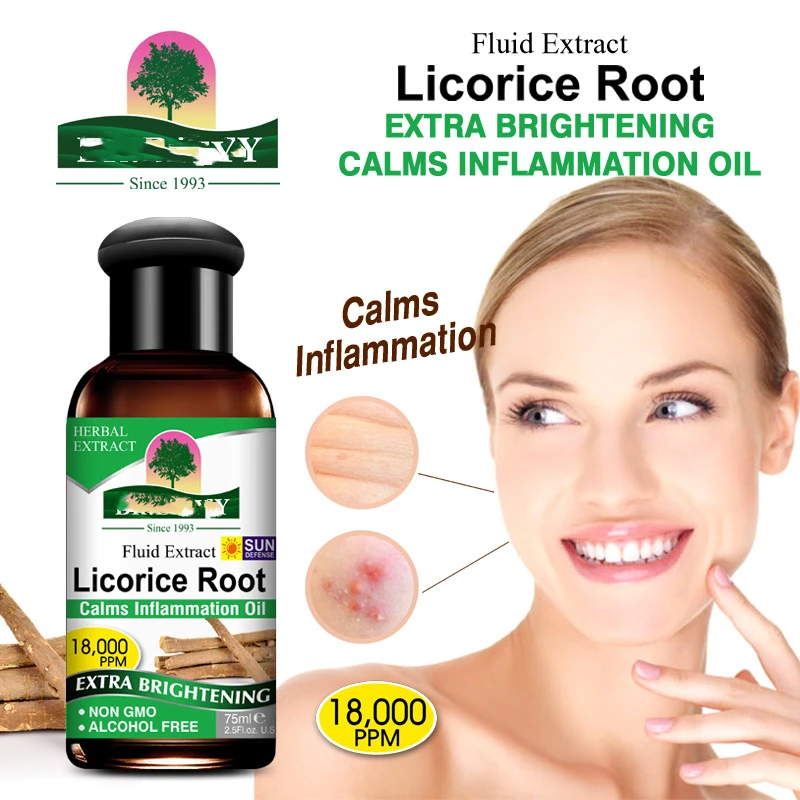 Korean Beauty Cosmetic Fluid Extract Licorice Root Calm Inflammation