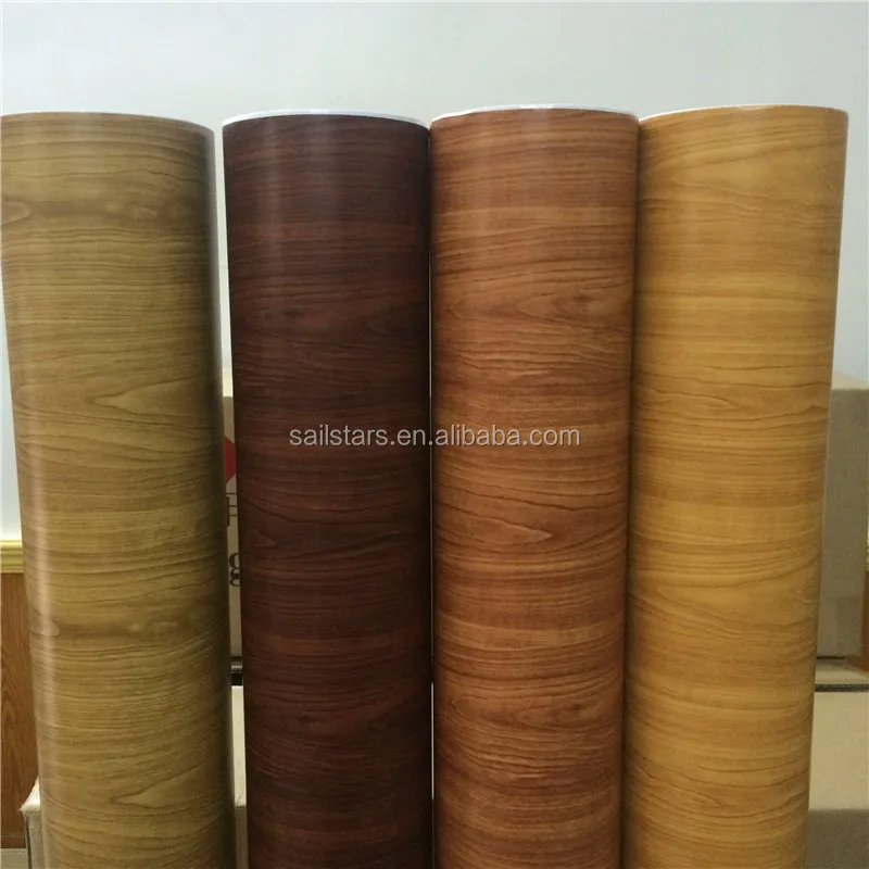 Wood Texture Vinyl Sticker For Laptop Kitchen Floor Furniture Car
