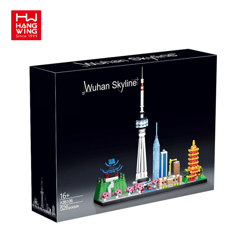 Оптовая продажа наборы пластиковых игрушек новый дизайн городские блоки строительные 526 шт. кирпичи