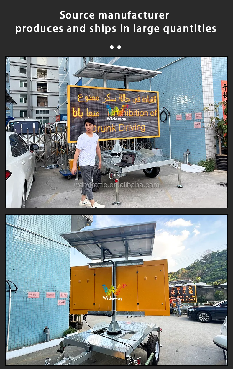 Truck Mounted Led Traffic Sign Variable Message Sign Vms Buy Truck