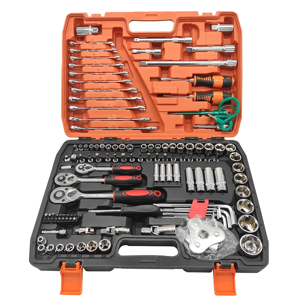 121 PCS Auto Car Repair Hand Wrench Tool Set Kit - Customized Support