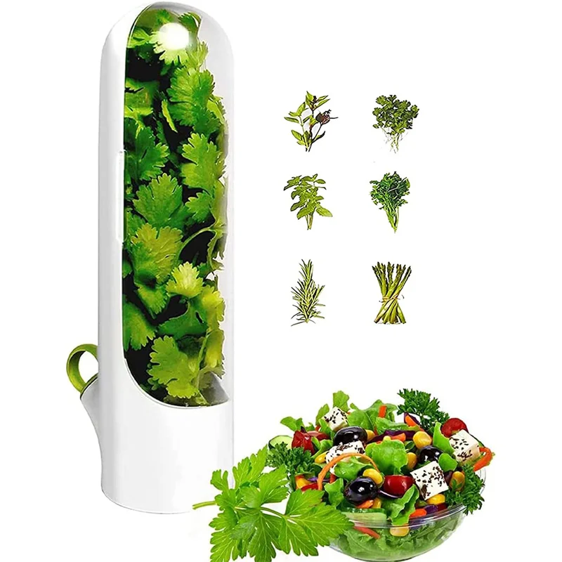 Herb Saver Best Keeper,Herb Saver For Refrigerator Fresh Cilantro Herb