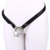FRRK-318A M size round ring silver cage+belt