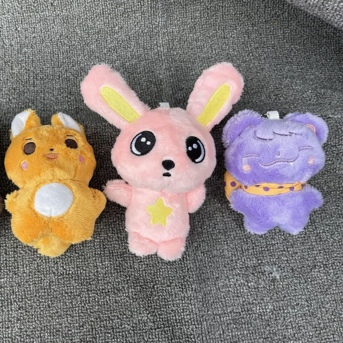 10cm Kpop ATEEZ Cute Cartoon Animal Plush Doll Keychain