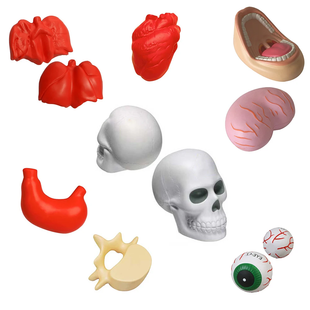 AI-MICH Customization Logo Size Shape Stress Ball Promotional Gift PU Squeeze Toy Ball Heart Breast Stress Ball