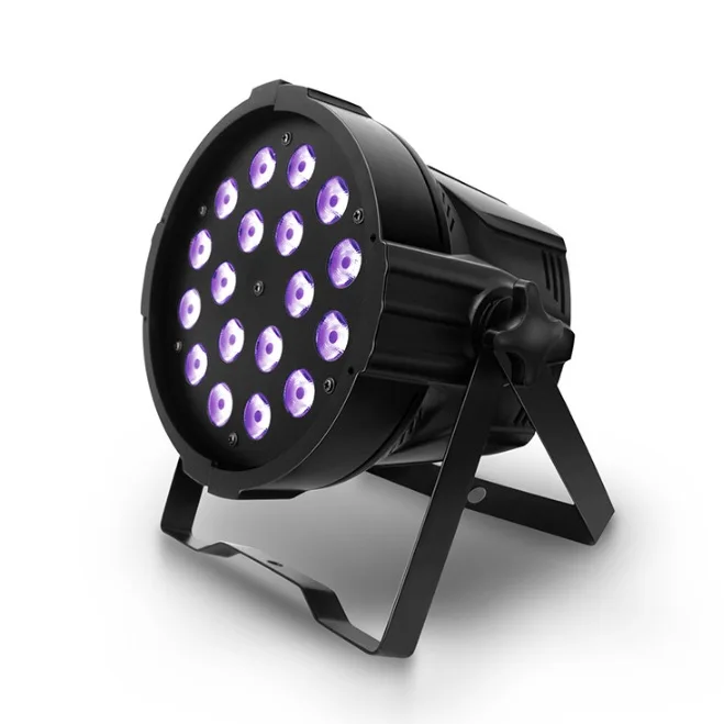 18 Kademe Tam Renk RGBW LED Boyama Işığı 12W Gece Kulübü Konser Atmosfer Spot Dört-İçinde-Bir Alüminyum Gövdeli DMX512 Sahne Aydınlatması