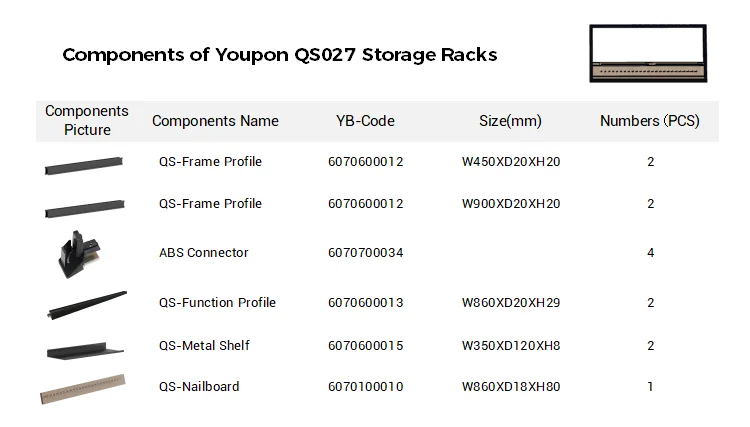 New Arrival Popular Fashion Black Aluminium Alloy Wall Display Shelves Compatible Wall-mounted Custom Wall Solution Living Room supplier