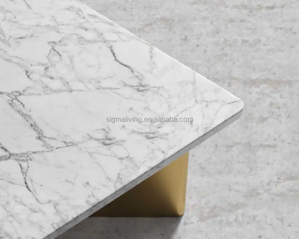 Modern design garden furniture coffee table patio furniture end table with marble