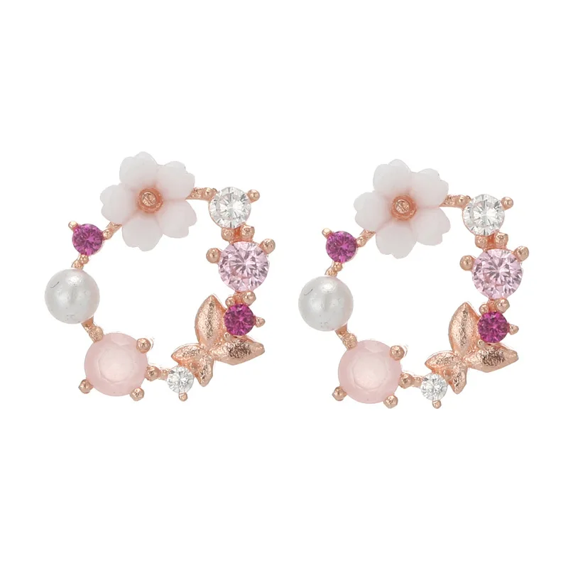 ★送料・関税込★NOFFICIALNOFFICE★SHORT ROSE EARRINGS★ Rose Clip on Earrings, Non Pierced Earrings, Rose Earrings