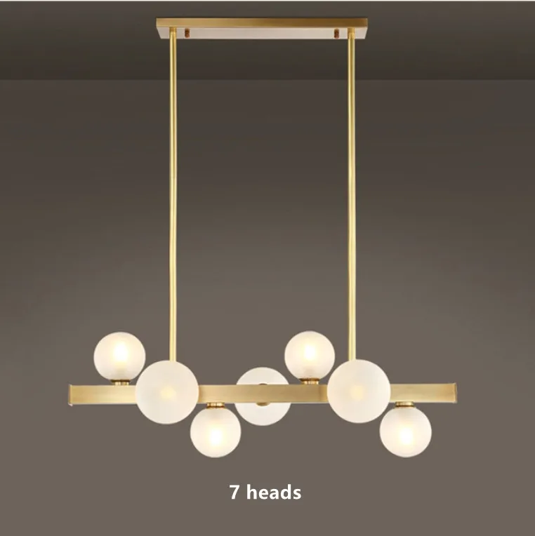 Nordic lighting glass light pendant home decor modern gold dining lights luxury chandeliers