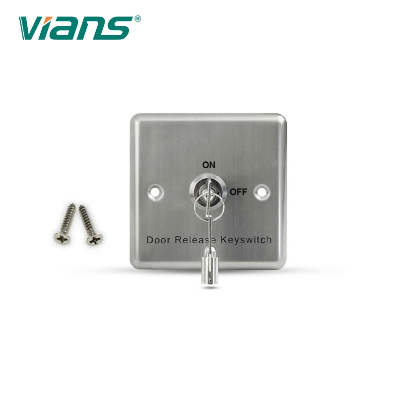 IP50 Door Exit Button Door Release Key Switch for Access Control System
