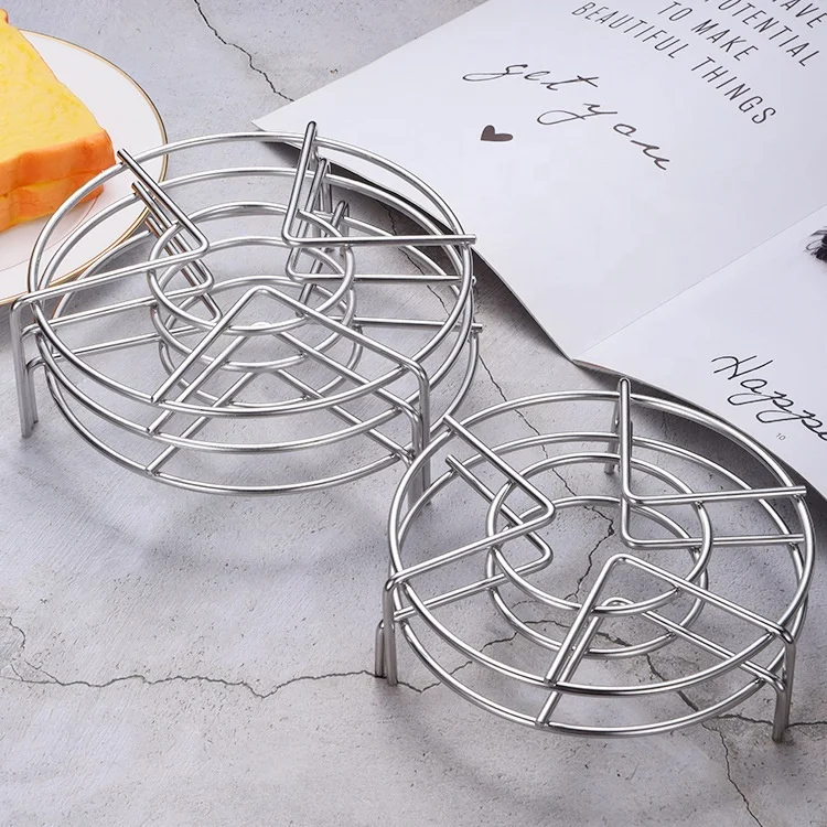 Домашний кухонный инструмент для выпечки подставка охлаждения торта жарки на пару 304 круглая из нержавеющей